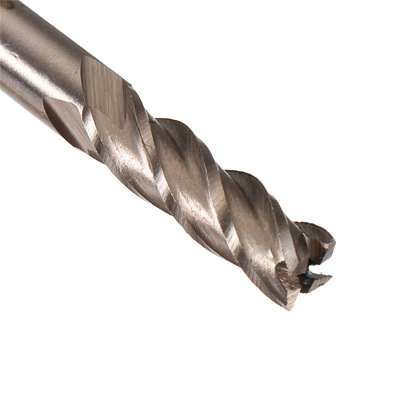 5Pcs 1/4 Inch 4 Flutes End Milling Cutter HSS CNC Straight Shank Engraving Tool