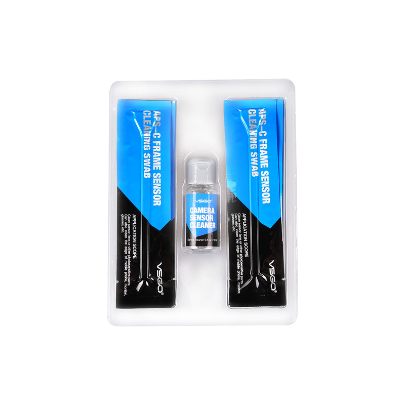 APS-C DSLR Sensor Cleaning Kit 12pcs Swab with Liquid Cleaner Solution for Digital Camera