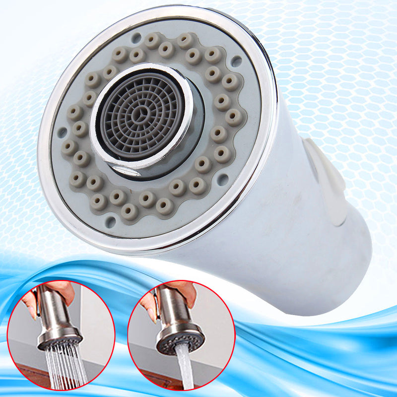 ABS Plastic Kitchen Sink Faucet Pull Down Steel Replacement Spray Shower Head