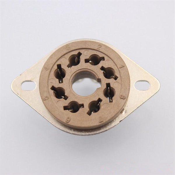 8 Pin Chassis Mount Vacuum Tube Sockets KT88 6L6 EL34 Belton Replacement Accessories