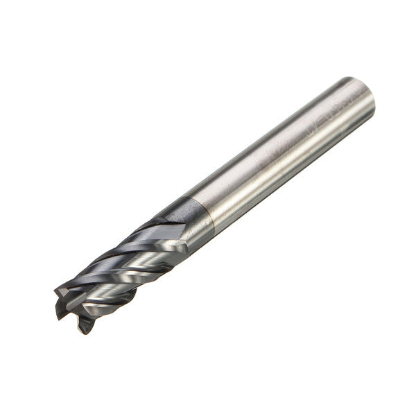 5pcs 6mm Head 4 Flute Tungsten Steel End Mill Cutter