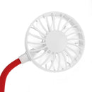 Hanging USB Rechargeable Dual Fan Mini Air Cooler Personal Fan Hands-Free Neck Band Summer Fan Portable
