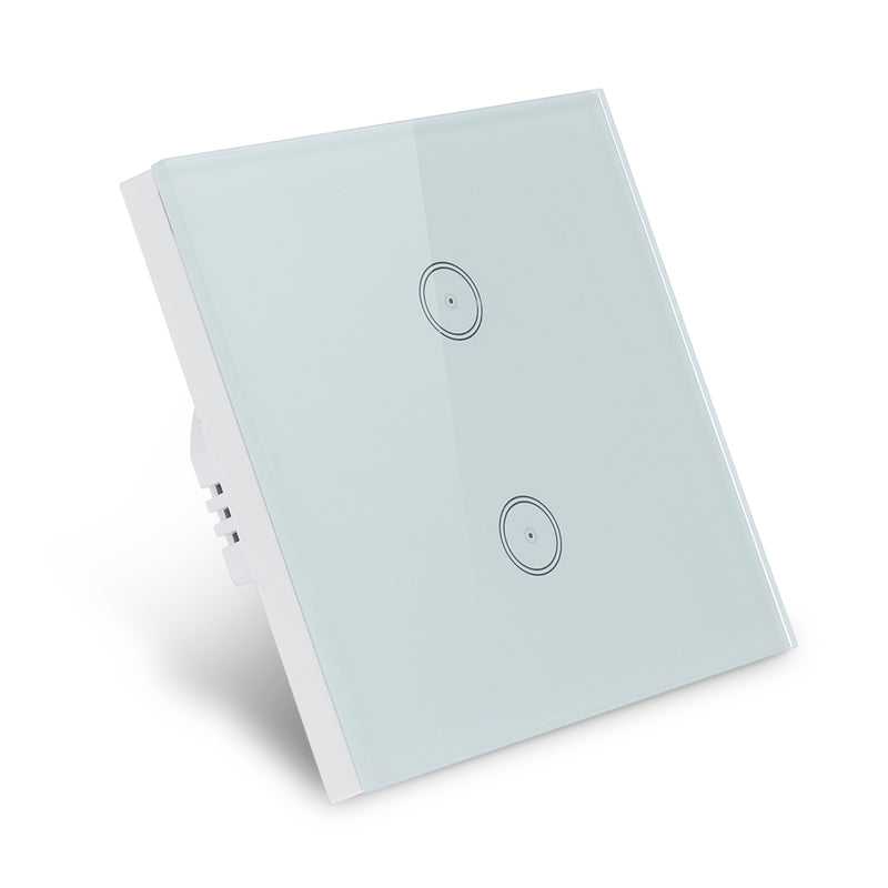 1/2/3 Gang WIFI Smart Voice Control Glass Panel Switch EU Plug Waterproof Glass Touch Screen Support Alexa Google Timer Switch