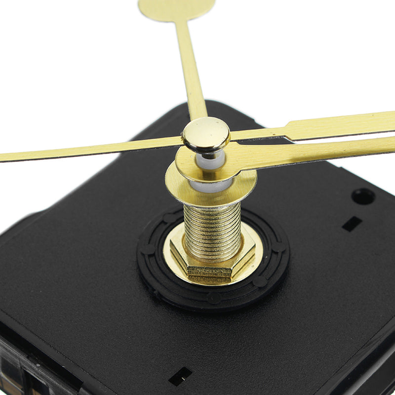 10pcs 20mm Shaft Length Gold Hands Quartz Wall Clock Silent Movement Mechanism Repair Parts