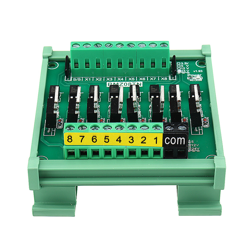 IO Card PLC Signal Amplifier Board PNP to NPN Mutual Input Optocoupler Isolation Transistor Output Low Level Relay Module