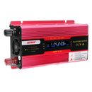 XUYUAN 4000W Solar Power Inverter DC 12/24V to AC 110/220V Modified Sine Wave Converter with LCD Screen for Car Home