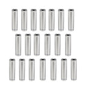 20Pcs/Set 12mm Stainless Steel Advertisement Nails Stone Wall Mount Glass Sign Standoff Bolt Pin Fixing Screw Kits for Artwork Sign Displaying