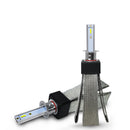 Roadsun 2pcs 12V/24V T8 LED Bulb H1/H4/H7/H11/9005/9006 White Headlights 60W 6000Lm COB Headlamp Auto Fog Light Lamp Bulb