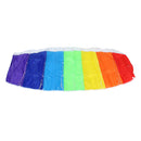 Rainbow Pattern 2m Frameless Flying Kite Dual Lines Control