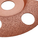 Drillpro 125mm See Through Disc Tungsten Carbide Wood Shaping Dish Wood Carving Disc for Angle Grinder