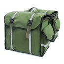 Motorcycle Bicycle Saddlebags Rear Seat Tail Storage Pouch Reflective Binding Travel Bag
