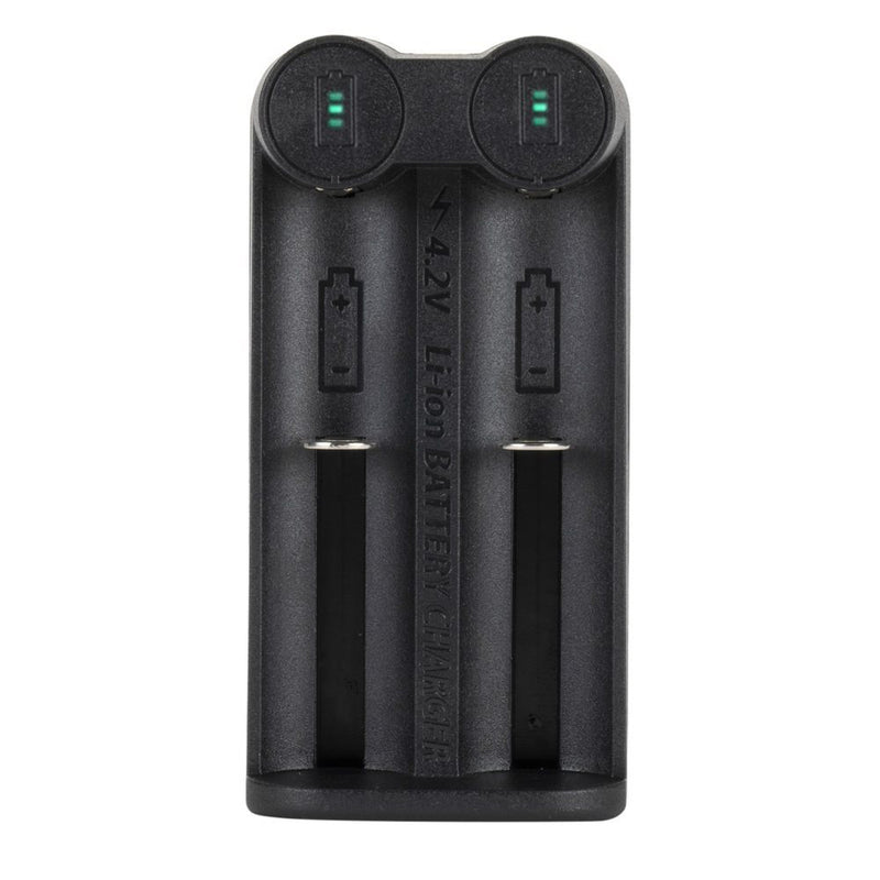 Alonefire C2 3.7V 2 Slot Battery Charger Universal Smart Chargering for Rechargeable Batteries Li-ion 18650 26650 14500