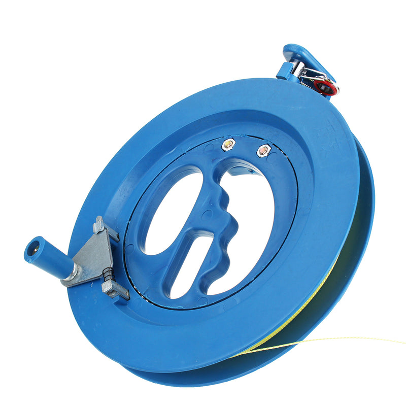 Blue Kite Line Winder Winding Reel 100M String Grip Wheel Flying Tools & Lock