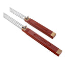 Drillpro 0-22/0-27cm Sliding Angle Ruler T Bevel Hardwood Handle Rotatable Engineer Ruler for Woodworking