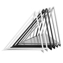 2PCS Durable Wall Mount Multi-Use Shelf Heavy Duty Metal Support Bracket Prism Furniture Bracket