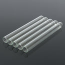 5Pcs Transparent Lab Borosilicate Glass Test Tube in Diffrent Size for Laboratory