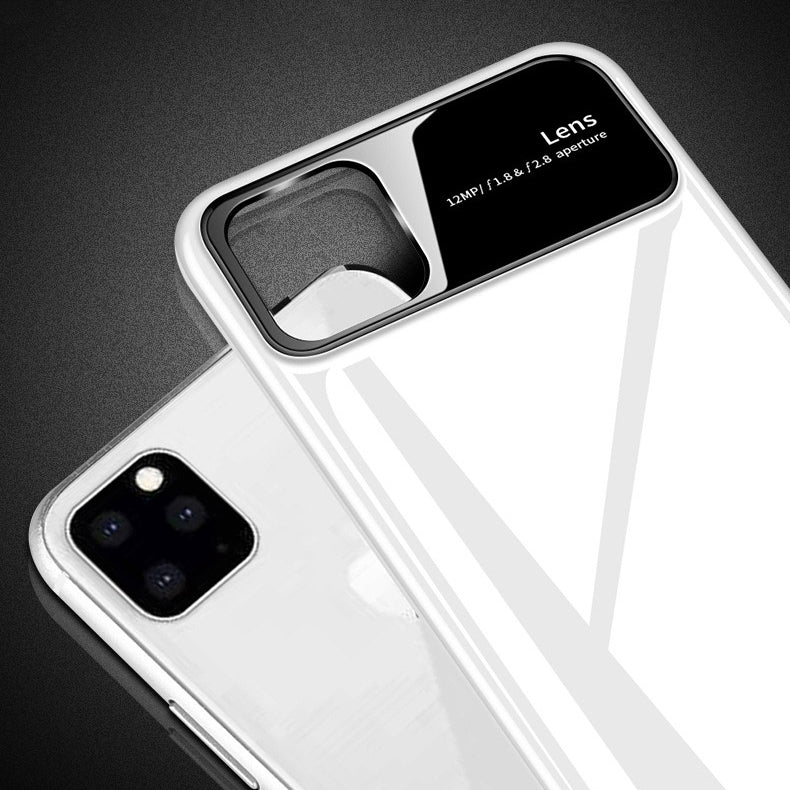 Bakeey Luxury Plating Mirror Tempered Glass Protective Case for iPhone 11 Pro 5.8 inch