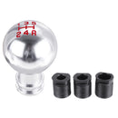 Universal 5 Speed Car Aluminum Alloy Gear Shift Knob Round Ball Shape
