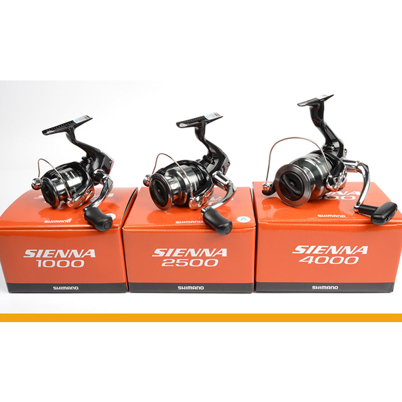 SIENNA FE 1000 2500 4000 Spinning Fishing Reel 1+1BB AR-C Spool Front Drag XGT7 Body Saltewater Carp