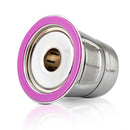 Stainless Steel Refillable Coffee Capsule Cup Reusable Coffee Pods w/ Coffee Spoon Brush for Keurig K-cup