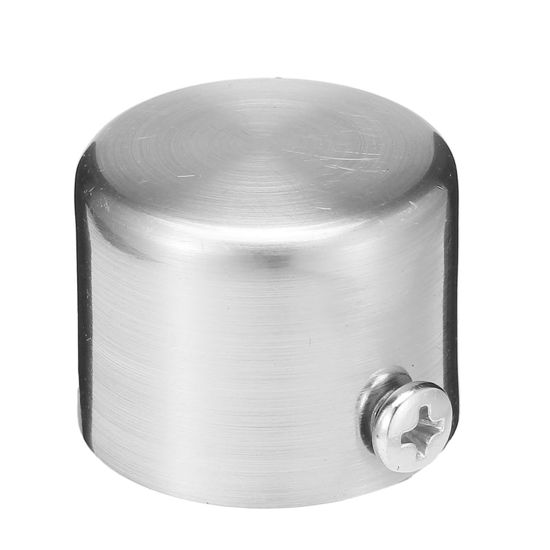 28mm Stainless Steel Window Curtain Rod Pole Finials End Cap