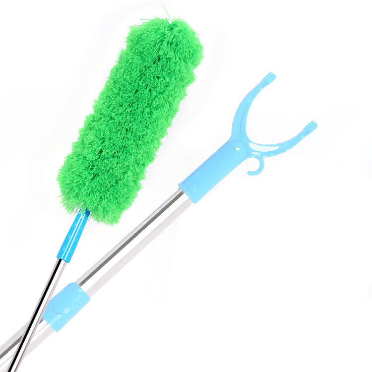 Telescoping Flexible Duster Washable Anti Static Soft Microfiber Cleaning Brush Dust Cleaner