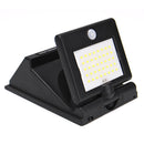 360 Rotating Solar Lighting PIR Motion Sensor Safety Outdoor Garden Wall Light