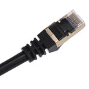 Black Cat7 28AWG High Speed Pure Copper Core Networking Cable Cat7 Cable LAN Network RJ45 Patch Cord 10 Gbps 8-Core Pure Copper