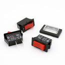 KEDU HY35 16A 125V 2/3Pins Industrial Push Button Rocker Switches with Waterproof Cover