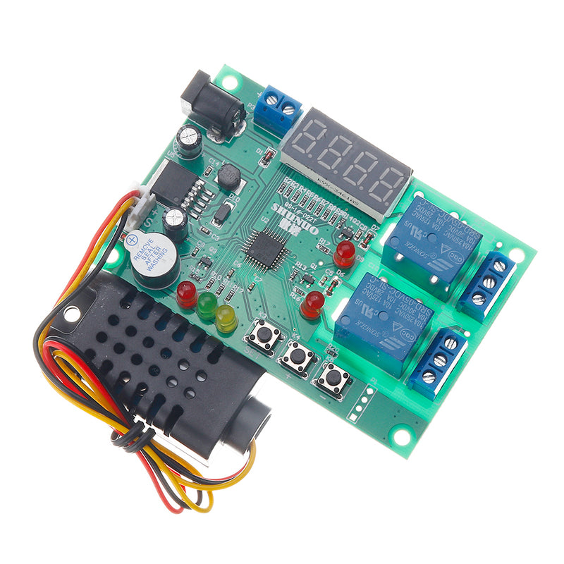 Temperature and Humidity Control Board AM2301 Sensor Module 5V~24V DC 10A Controller