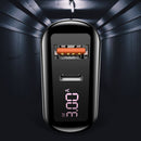 UASMS 18W QC3.0 PD Dual Port Digital Display Fast Charging Wall Charger Adapter For iPad Pro iPhone 8Plus XS 11 Pro Huawei P30 Pro Mate 30 5G Oneplus 7T Pro