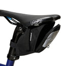 SAHOO 600D Twill Tear-Resistant Cycling Bicycle Saddle Bag Waterproof Bike Bag With Taillight