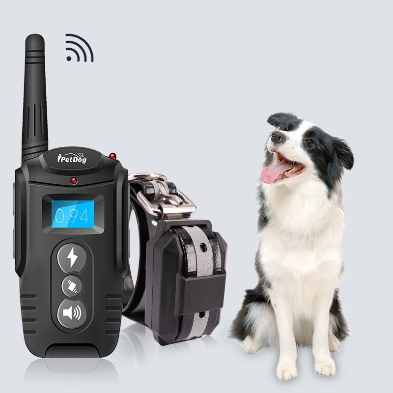 Loskii BT-02 Dog Training Collar Pet Electronic Dog Training Remote Controlled Waterproof Dog Trainer 300M Remote Control