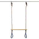 Wooden Jungle Gym Swing Seat Hammock Chair For Outdoor Children's Fitness Sports Swing Training