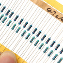 9360pcs 1% 1/4W Metal Film Resistor Kit 156 Value 1R-10M Ohm Component Pack