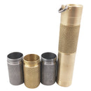 DQG Slim Flashlight Accessories of Titanium Alloy/Staineless Steel/Brass Extension Body Tube