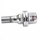 M12x1.25 17MM Aluminum Chrome Wheel Bolts Peugeot 206 207 406 407 607