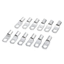 12 Pcs 3AWG Copper Cable Lugs 25-8mm 5/16" Electrical Terminal Block Wire Connectors