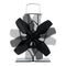 4 Blade Heat Powered Stove Fan Silent Wood Log Burner Fireplace Eco Fan No Electricity No Battery Heating Distribution