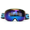 Winter Unisex Anti Fog Blue Dual Len Motor Bike Racing Outdooors Snowboard Ski Goggles