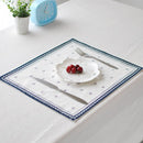 30x32cm Soft Cotton Linen Tableware Mat Table Runner Heat Insulation Bowl Pad Tablecloth Desk Cover