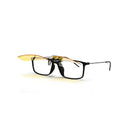 TS Night Vision Clip-on Glasses TAC Polarized Lenses Zinc Alloy 135 Degree Random Upturn Night Driving Clip