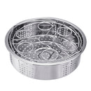 Kitchen Steamer Basket + Egg Steamer Rack Divider Accessories for Instant Pot