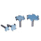 1/2 Inch 4T 6T Woodworking Router Bit Tungsten Carbide T Type Cutter Wood Carving Tools Woodworking Tools