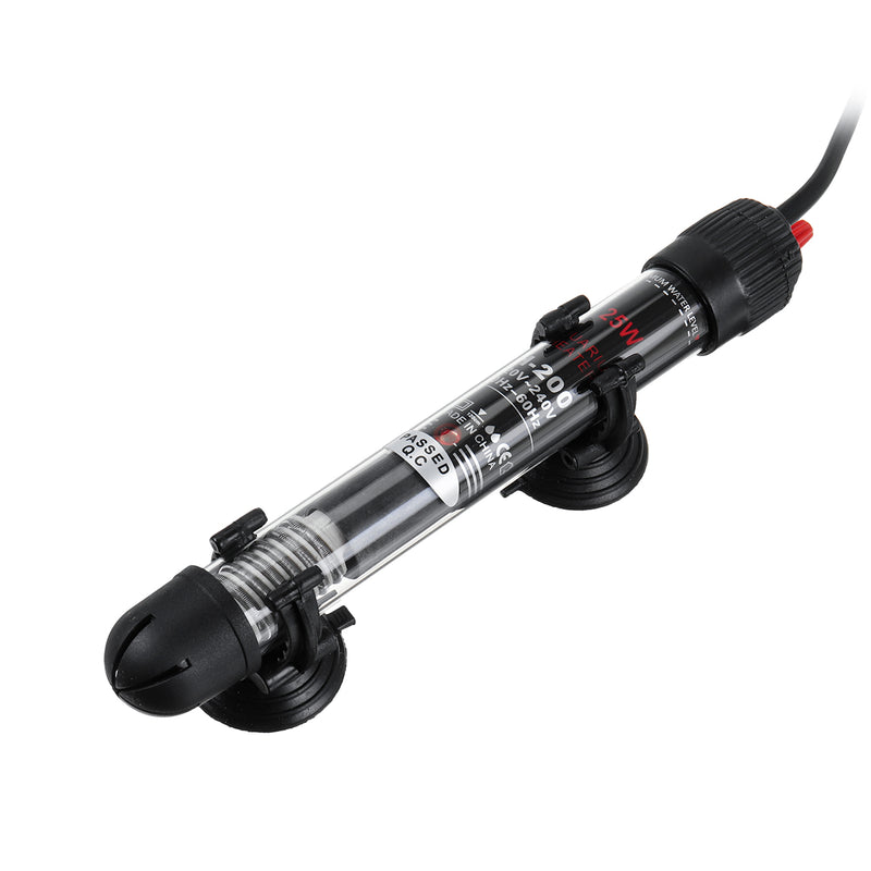 25/50/100/200/300W 220V Aquarium Fish Tank Submersible Water Heater Double-layer Waterproof Heating Rod