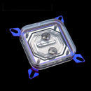 SIERRACOOL Desktop Computer CPU Water Cooling Head 0.4mm Micro Watercourse Acrylic Plate CPU Water Block with G1/4 Inner Thread