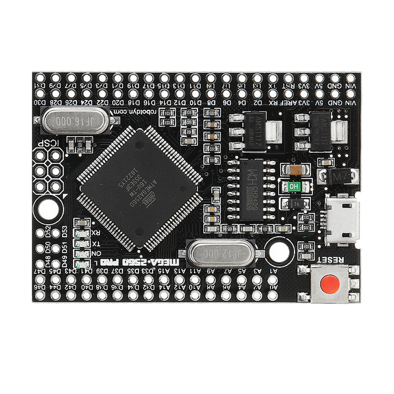 RobotDyn Mega 2560 PRO (Embed) CH340G ATmega2560-16AU Development Module Board With Pin Headers