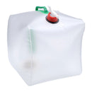 20L PVC Portable Folding Water Bucket Bag Waterskin Outdoor Bucket for Camping Hiking