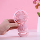 Well Star WT-9105 Ultra-thin Butterfly LED Light Fan Portable Handheld Mini USB Fan Rechargeable Air Cooler For Home Office Student Dormitory Outdoors Travelling