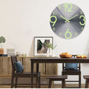 Luminous Wall Clock Number Quartz Hanging Clocks Glow In The Dark Bedroom Decor